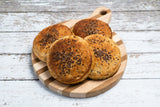 Honey Oat and Flax Sandwich Rounds